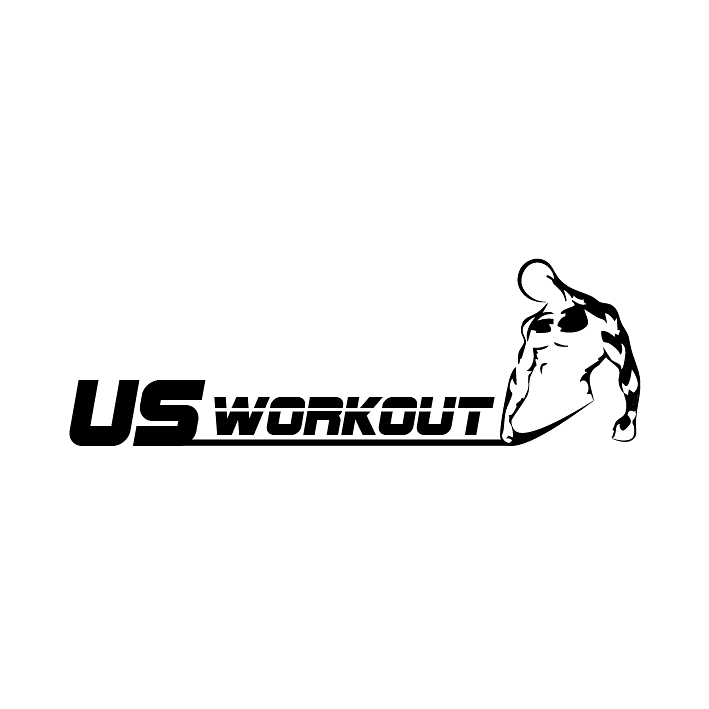 Logo Branding Fitness — US WORKOUT ( Type 03)