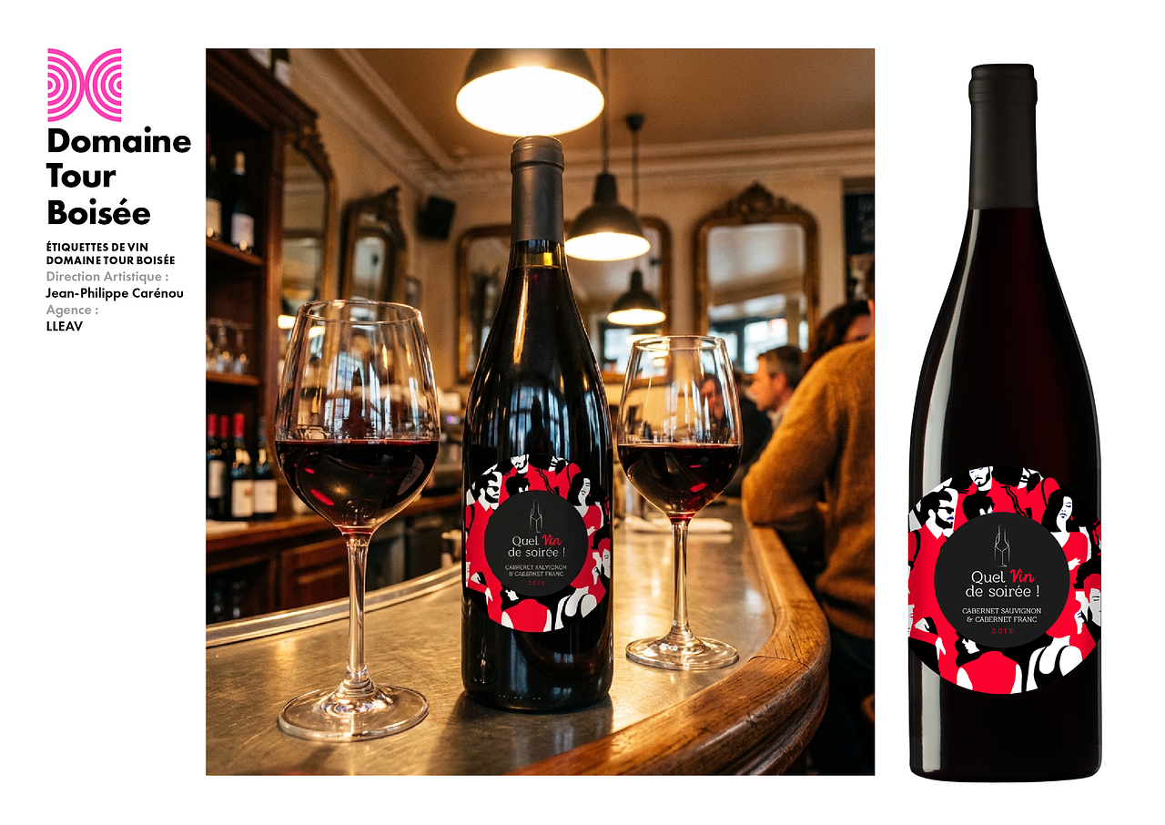 Création étiquette de vin pour LTB