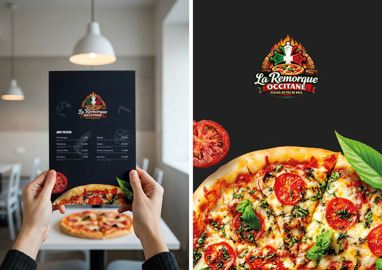 Identité visuelle pizzeria