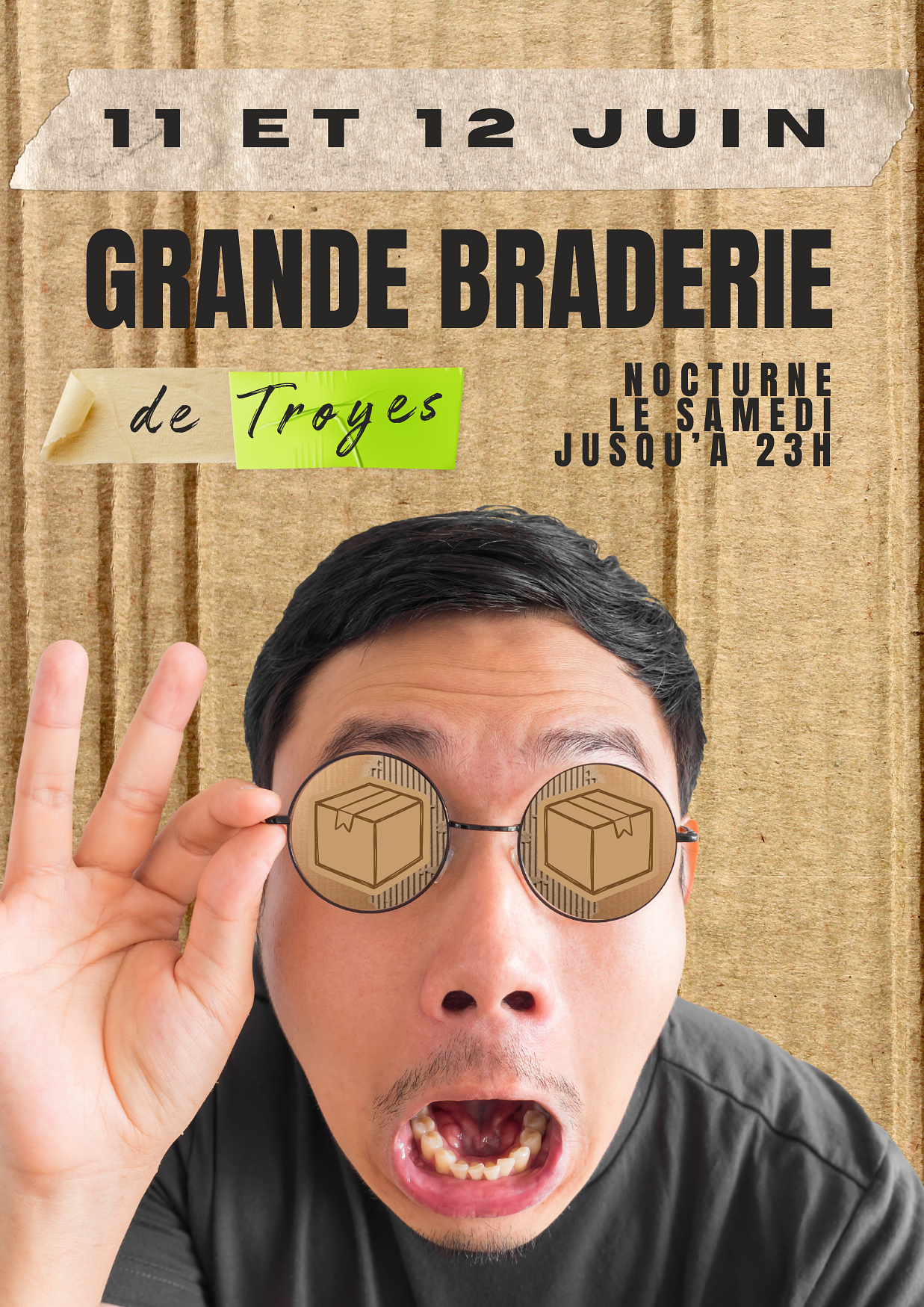 Affiche Braderie de Troyes