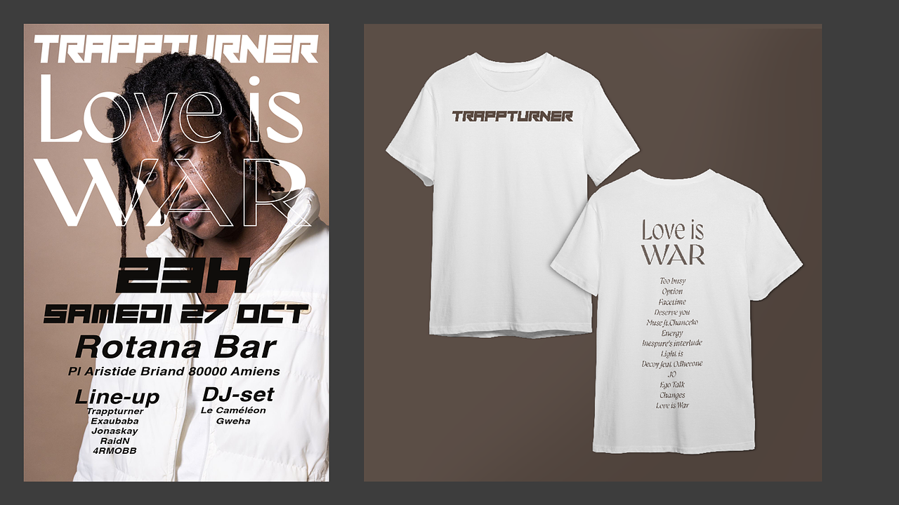 AFFICHE Release party trapturner