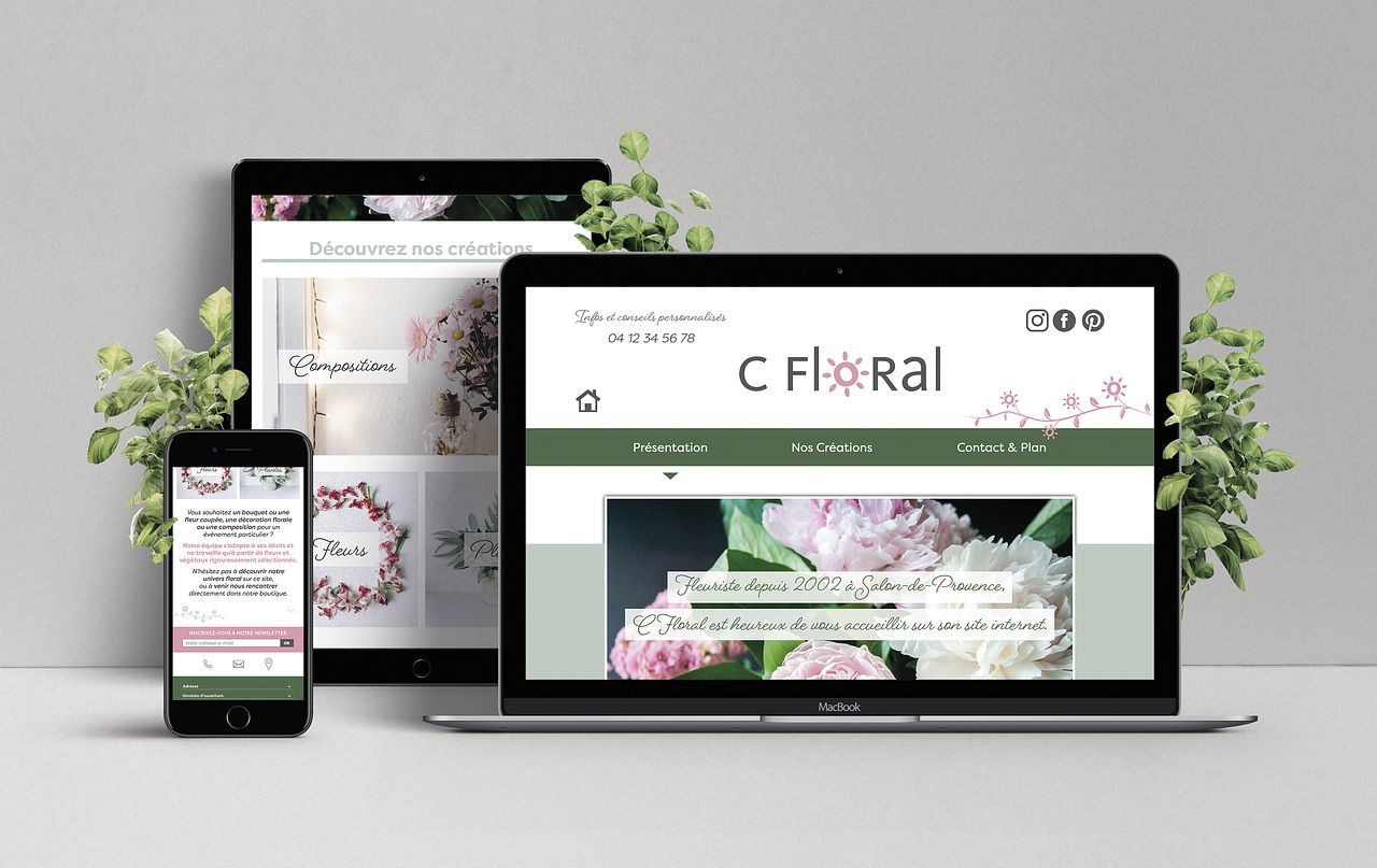 C Floral Site Web