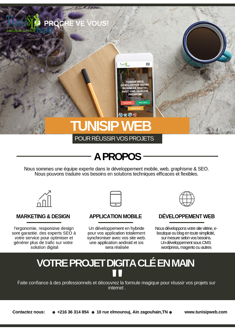 Flyer A4, présentation entreprise