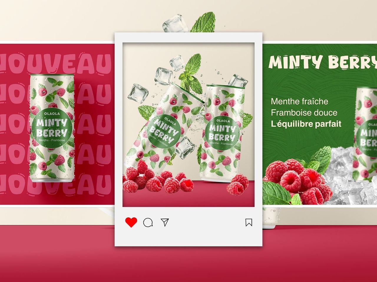 Minty Berry – Concept réseaux sociaux