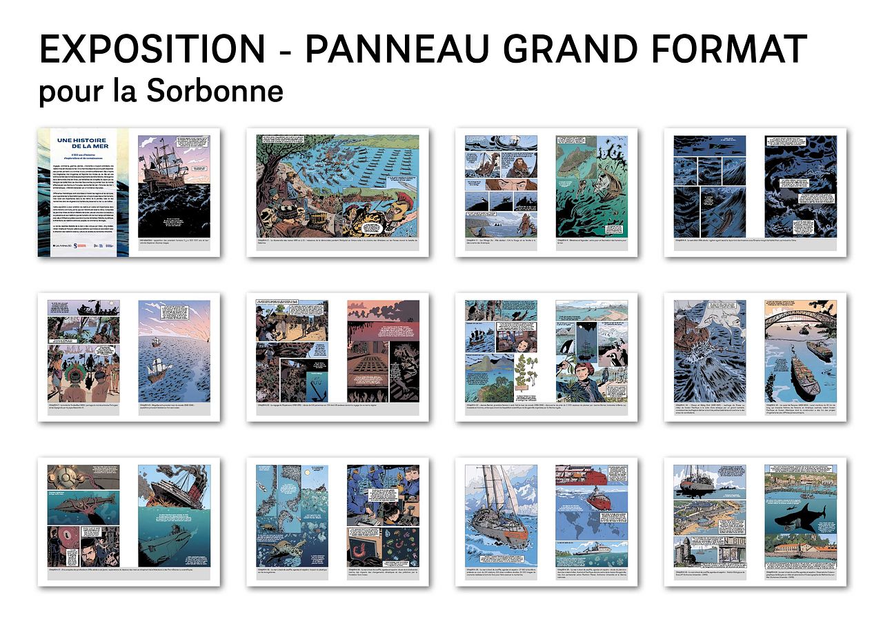 12 PANNEAUX EXTERIEUR - la Sorbonne