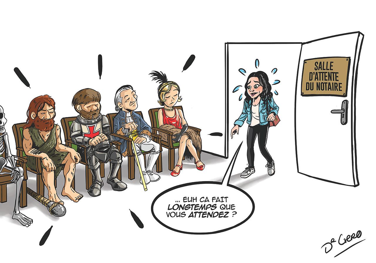 Illustration pour un cabinet de notaire