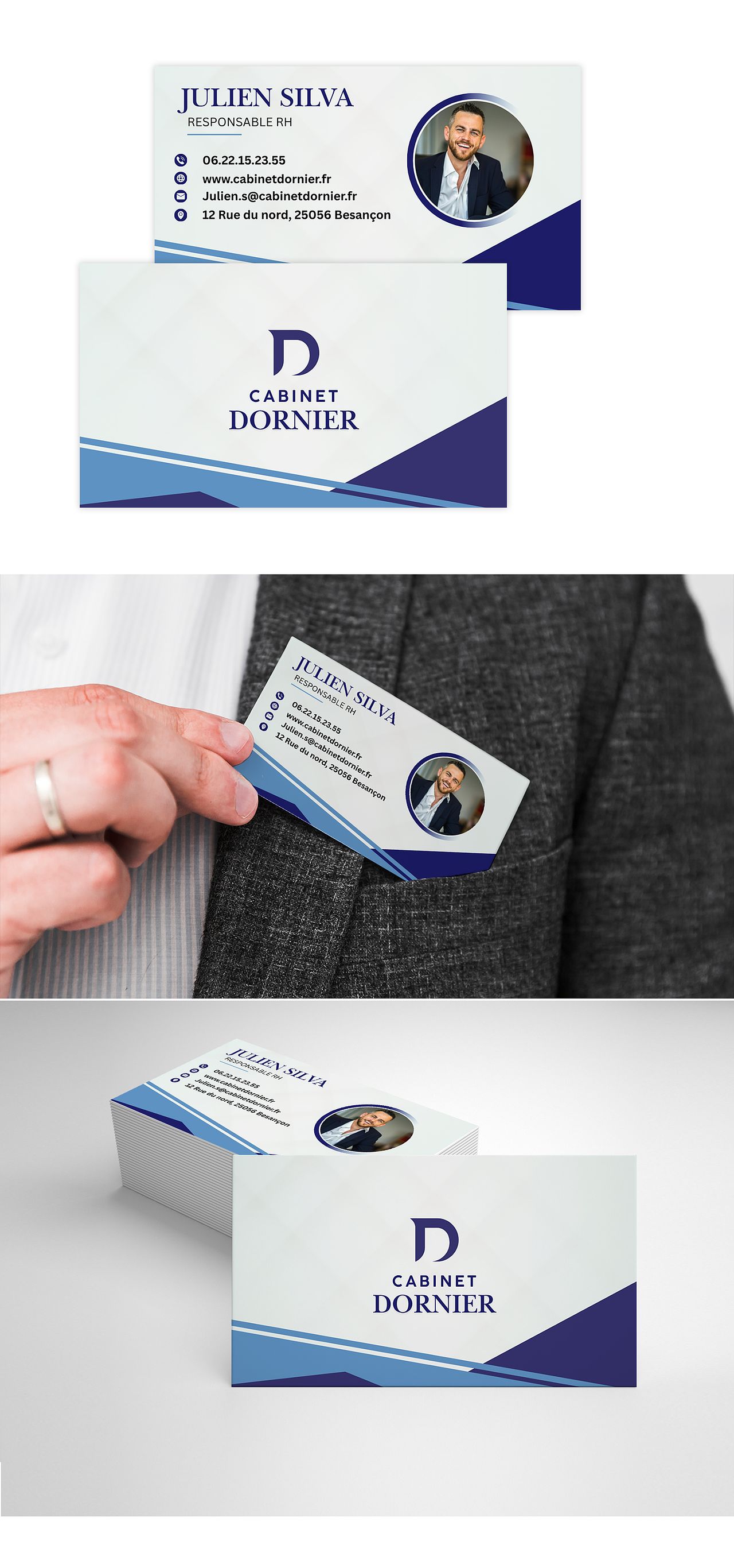 Identité Visuelle Carte de Visite Professionnelle
