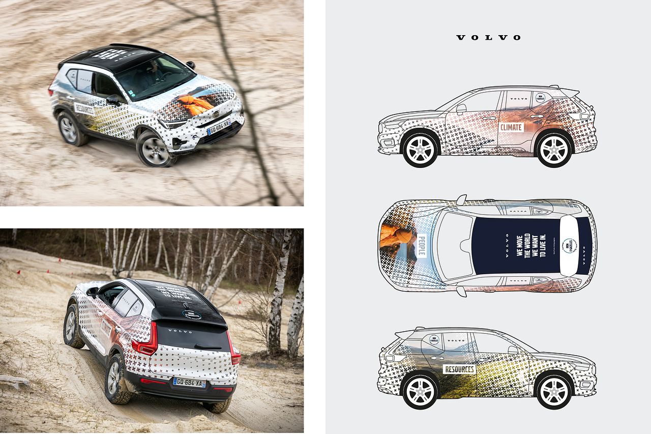 Covering voiture - Rallye Gazelles Volvo Trucks
