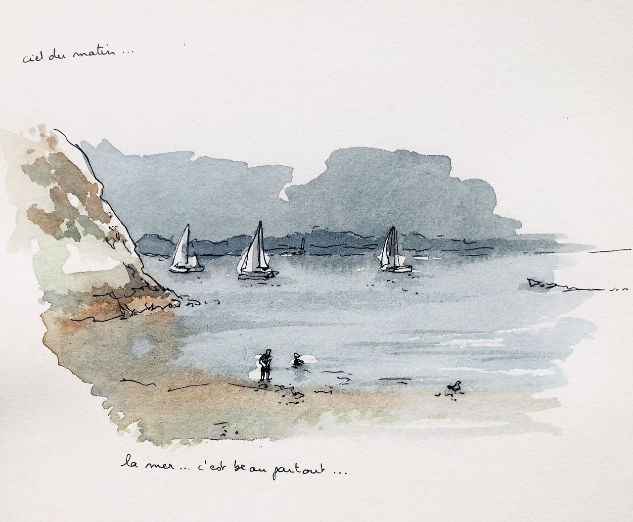 Bord de mer (Camaret-sur-Mer/Bretagne)