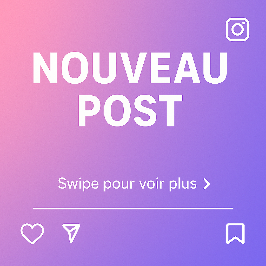 Visuel Instagram – Nouveau Post Gradient