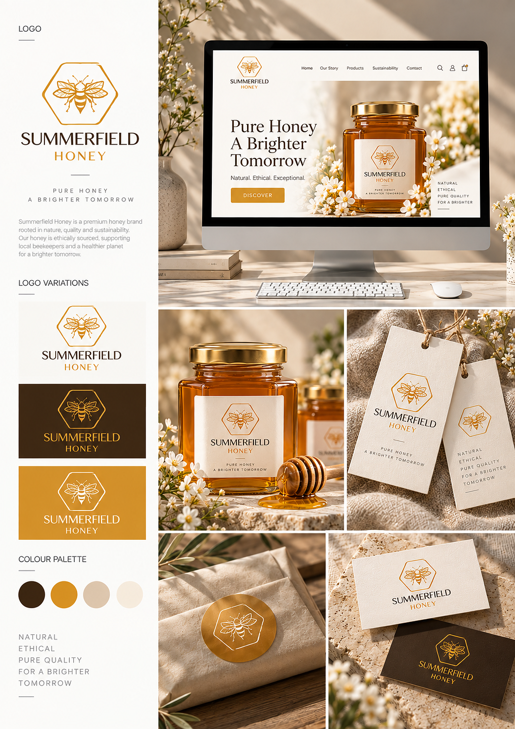 Identité visuelle premium — Branding & Logo
