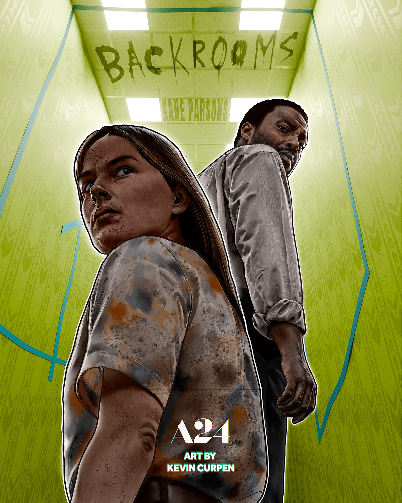 Illustrations "Backrooms"