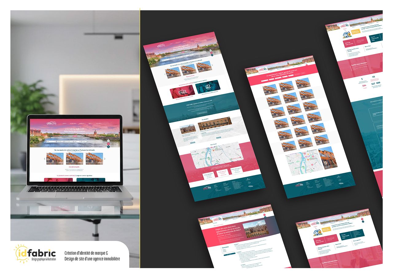 Webdesign pour agence immobiliere