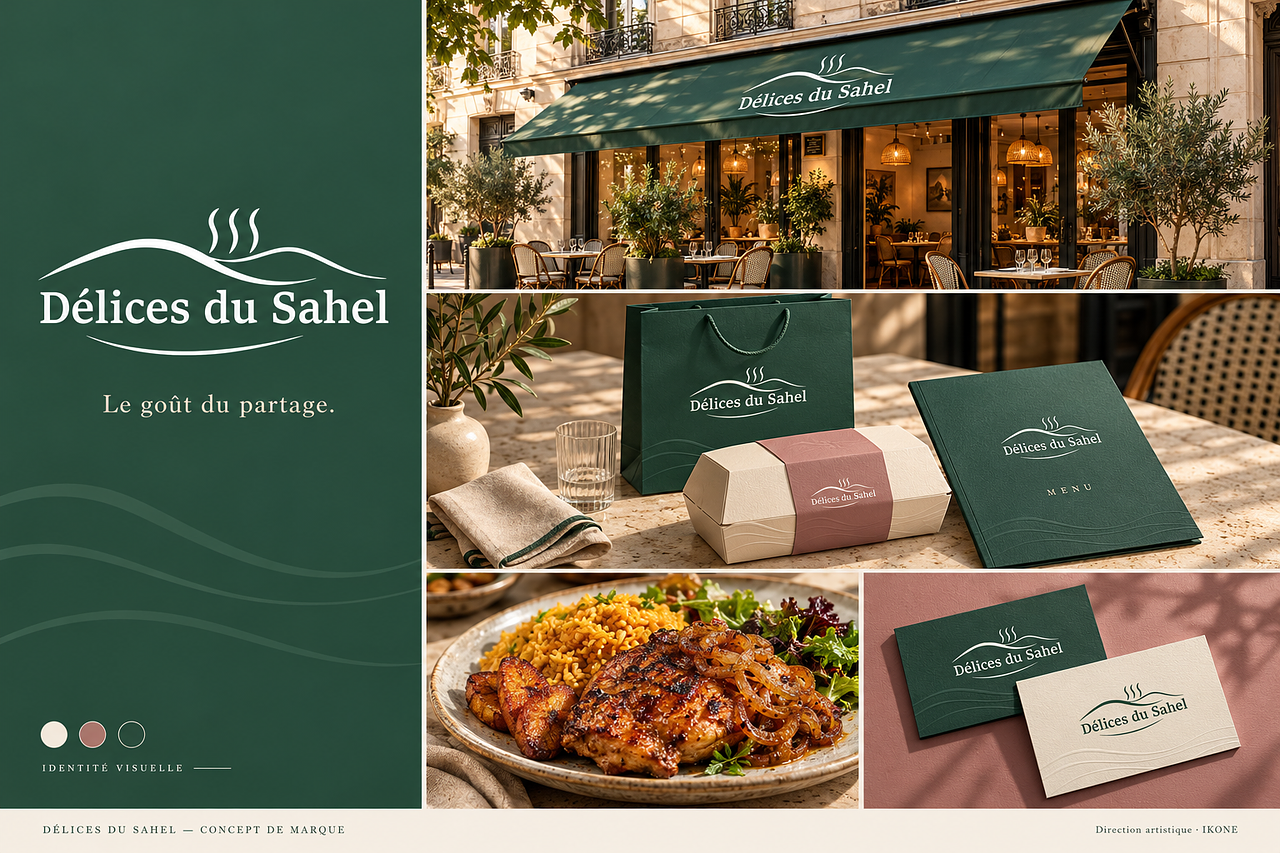 Identité visuelle & branding restaurant
