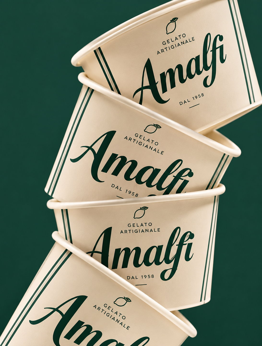 Identité visuelle & packaging – Amalfi