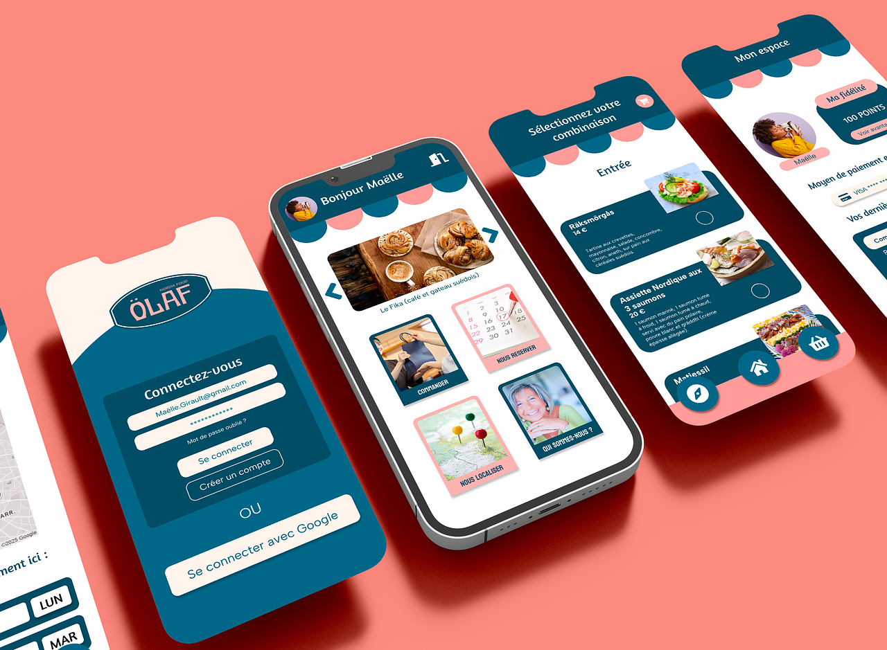 UX/UI design pour une application de foodtruck