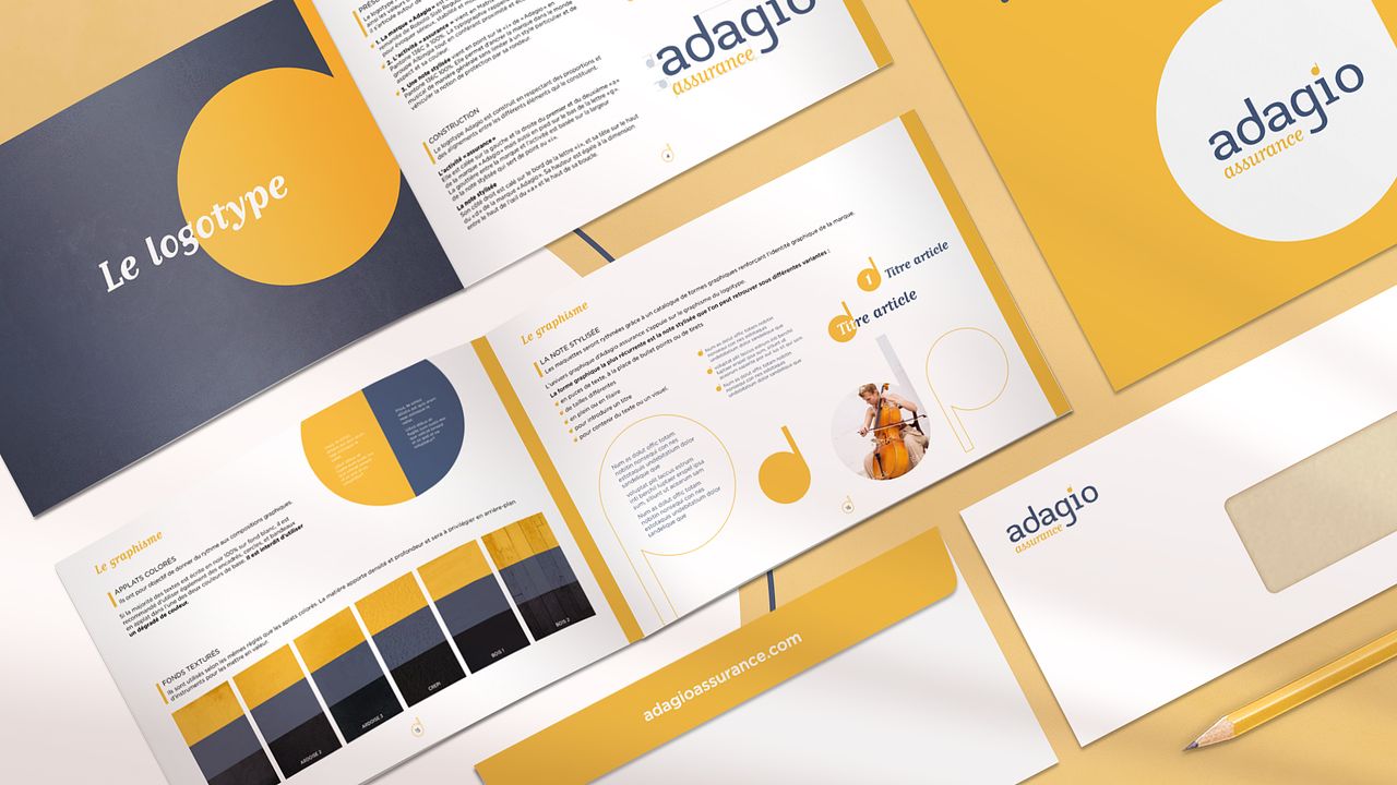 Charte graphique Adagio