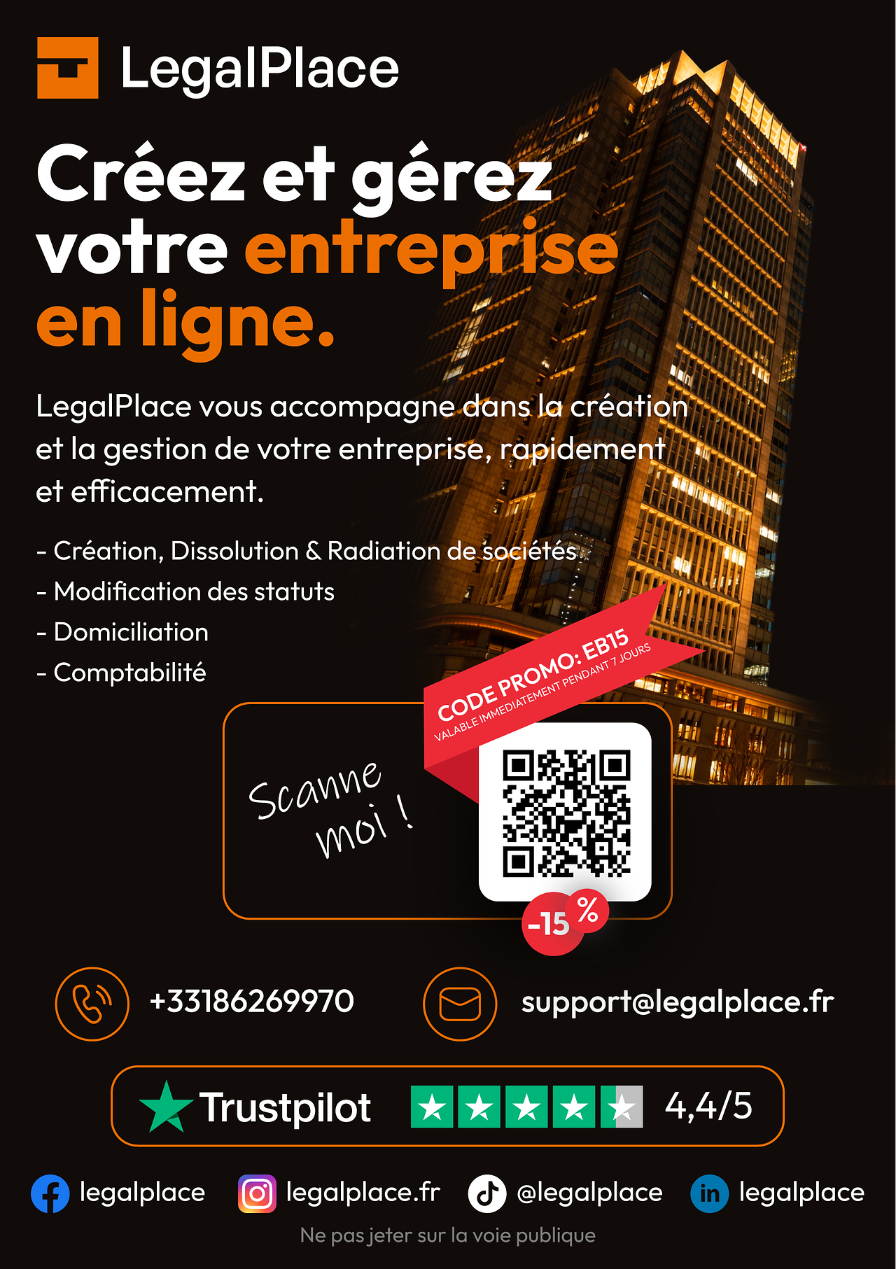 LegalPlace – Promotional Poster Design