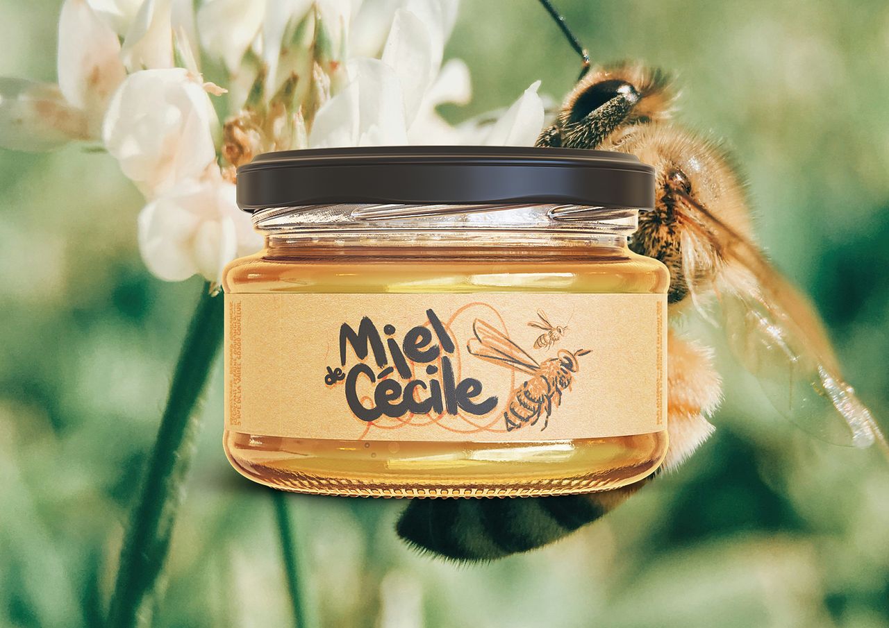 Étiquette de Miel