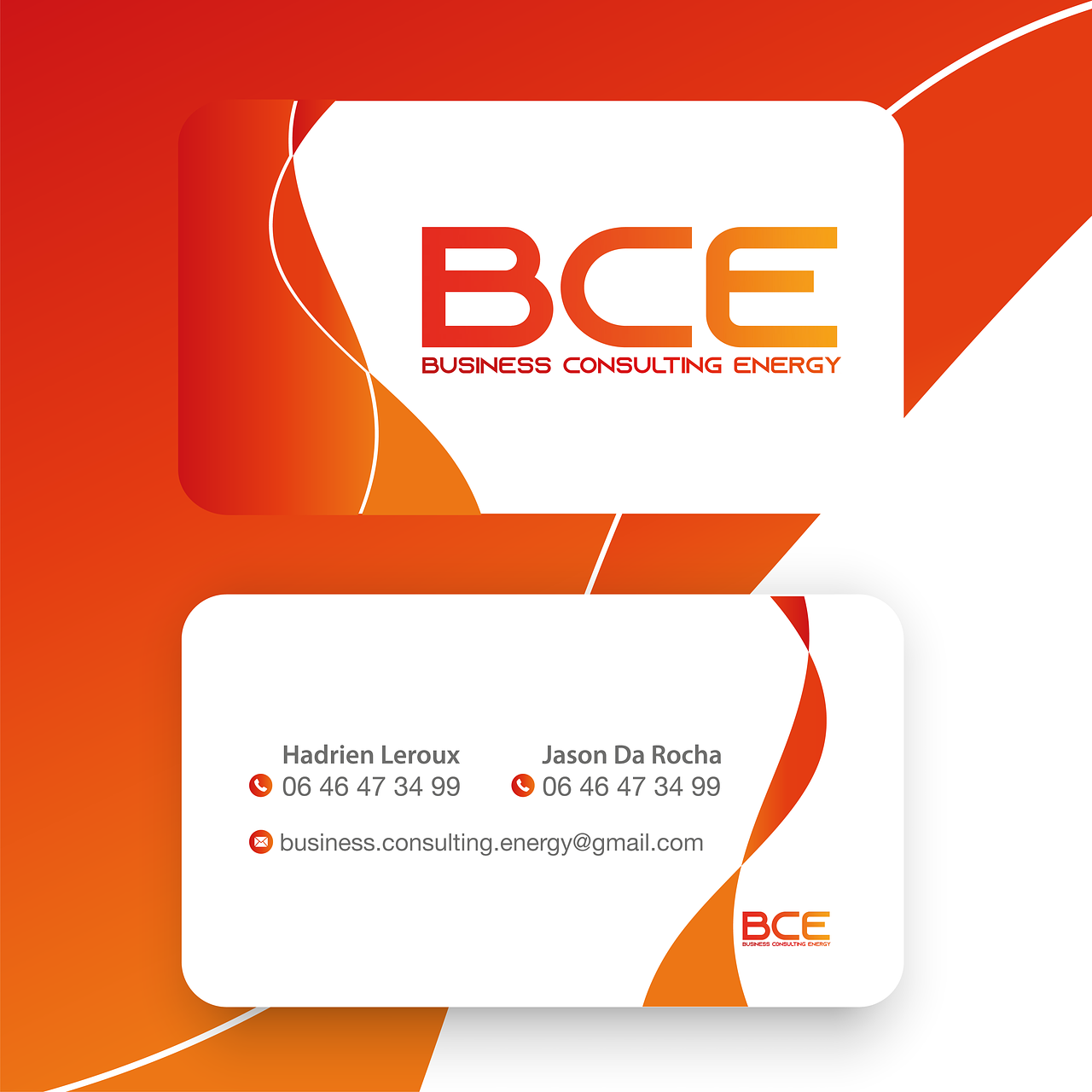 Carte de visite entreprise BCE