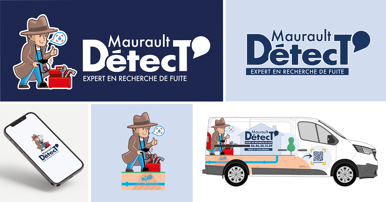 Création de logo pour Maurault Detect