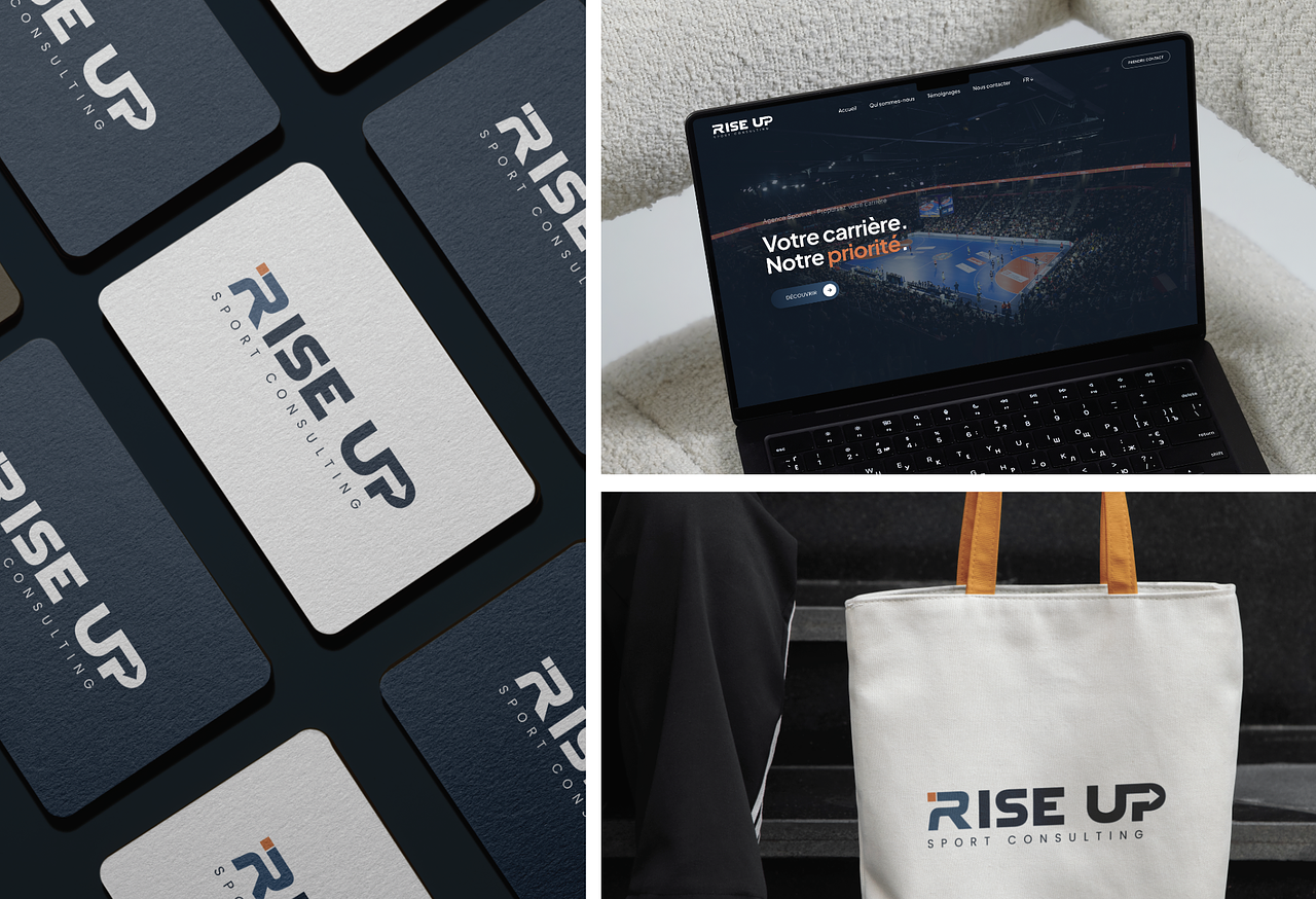Rise Up — Identité visuelle & site vitrine