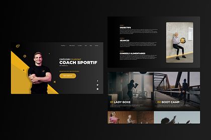UX UI Design | Site web Coach sportif