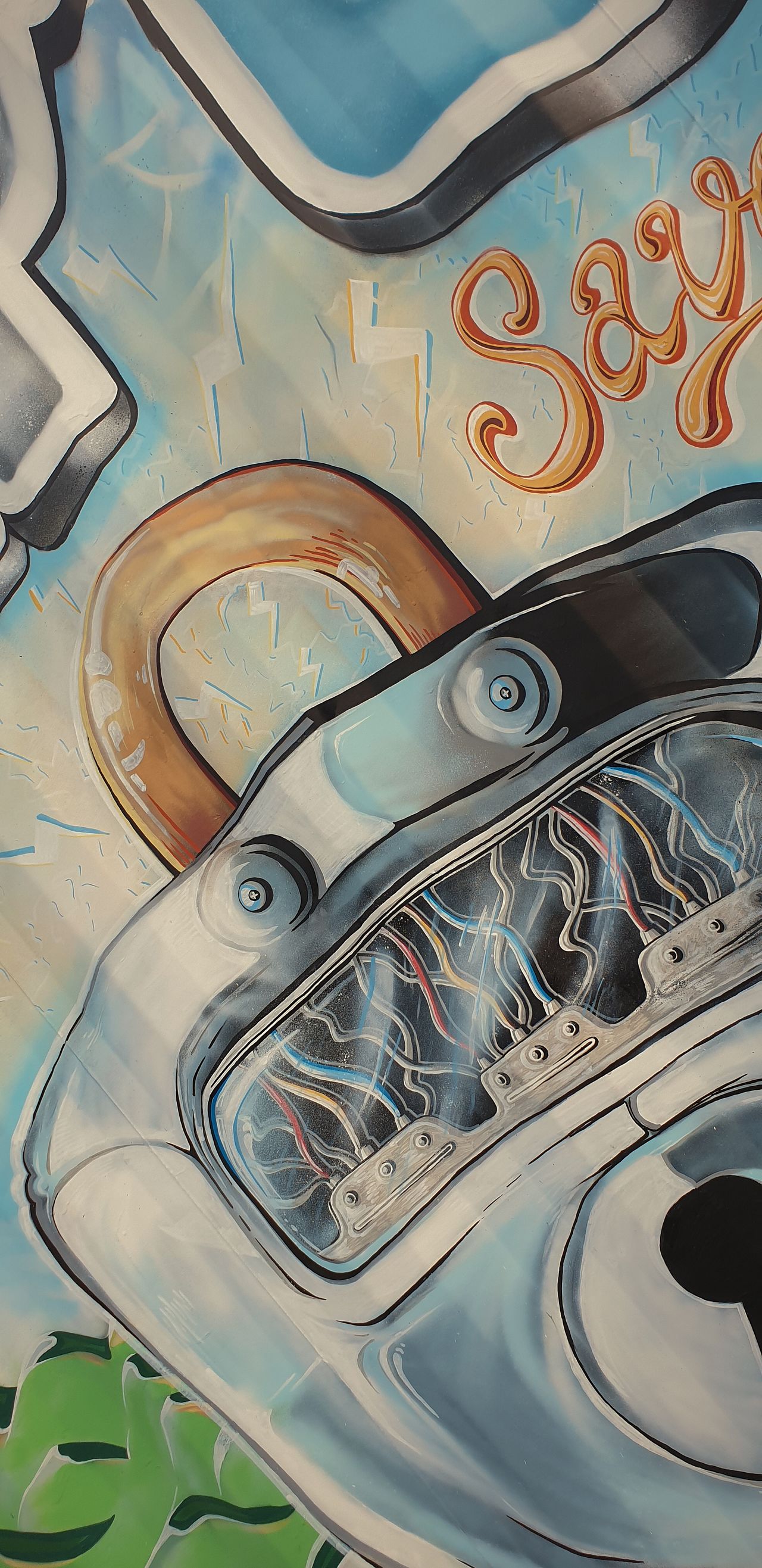 Peinture murale/graff – Enedis