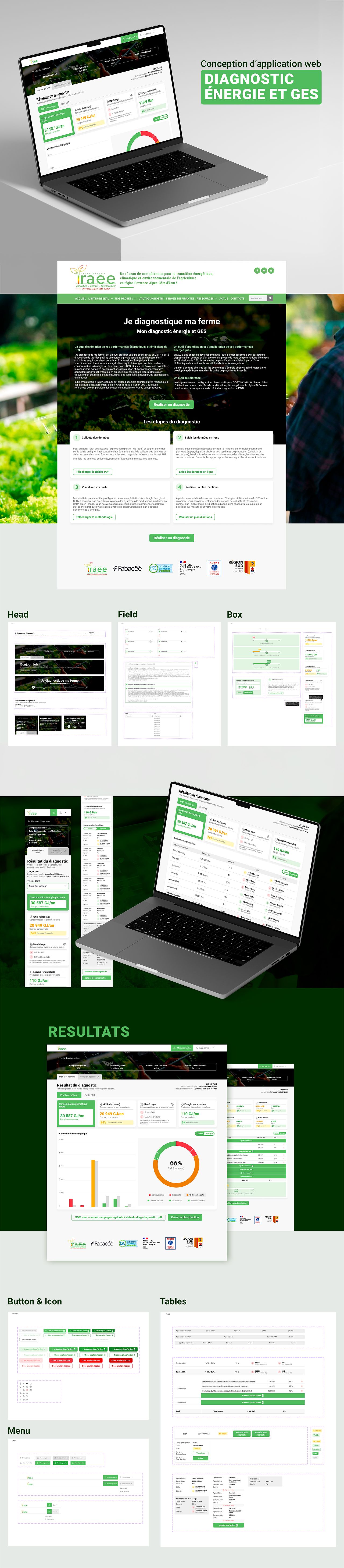 Application web diagnostic