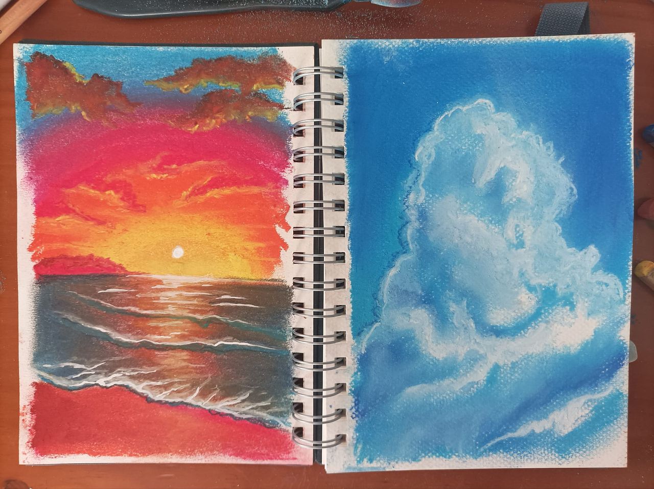 Illustration au pastels