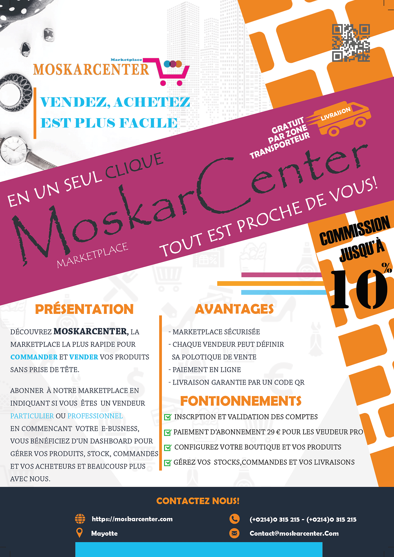 Flyer A4, MoskarCenter