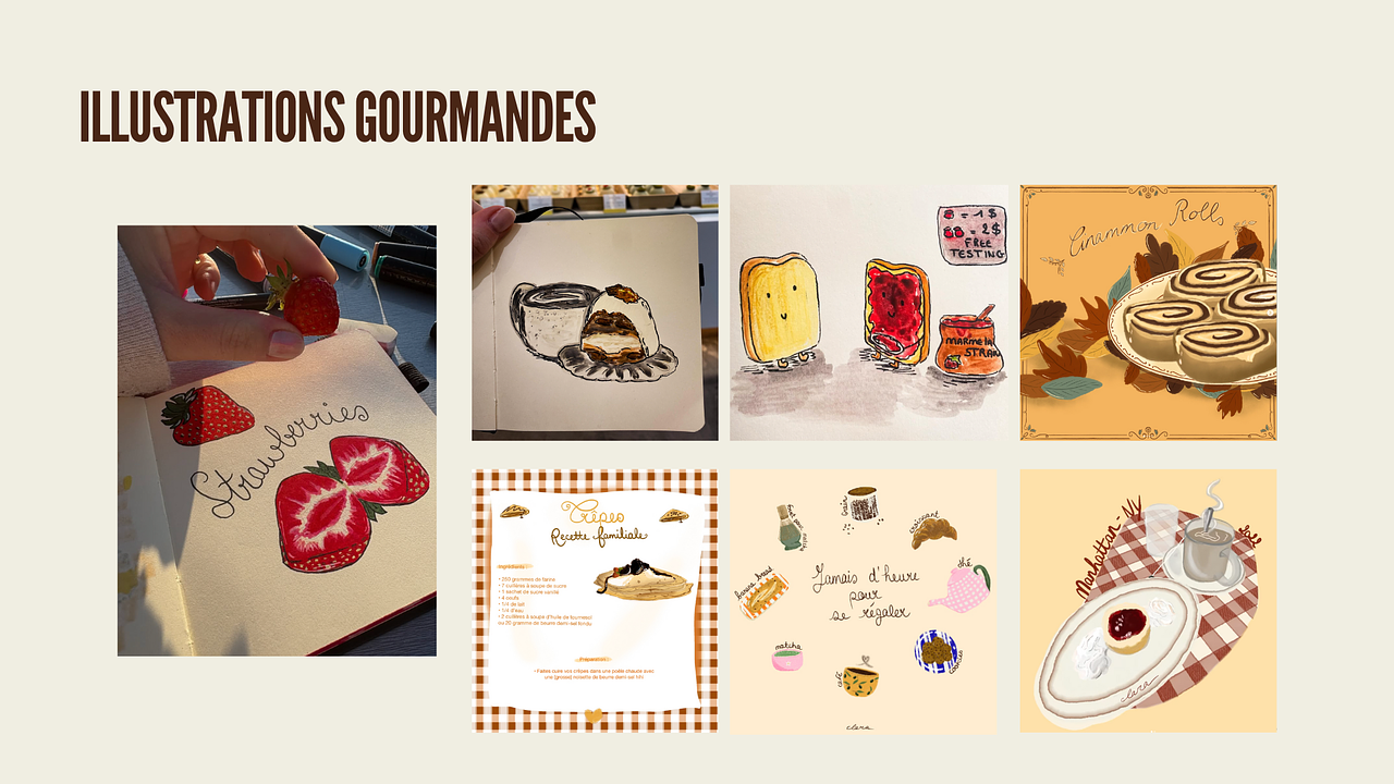 Illustrations gourmandes