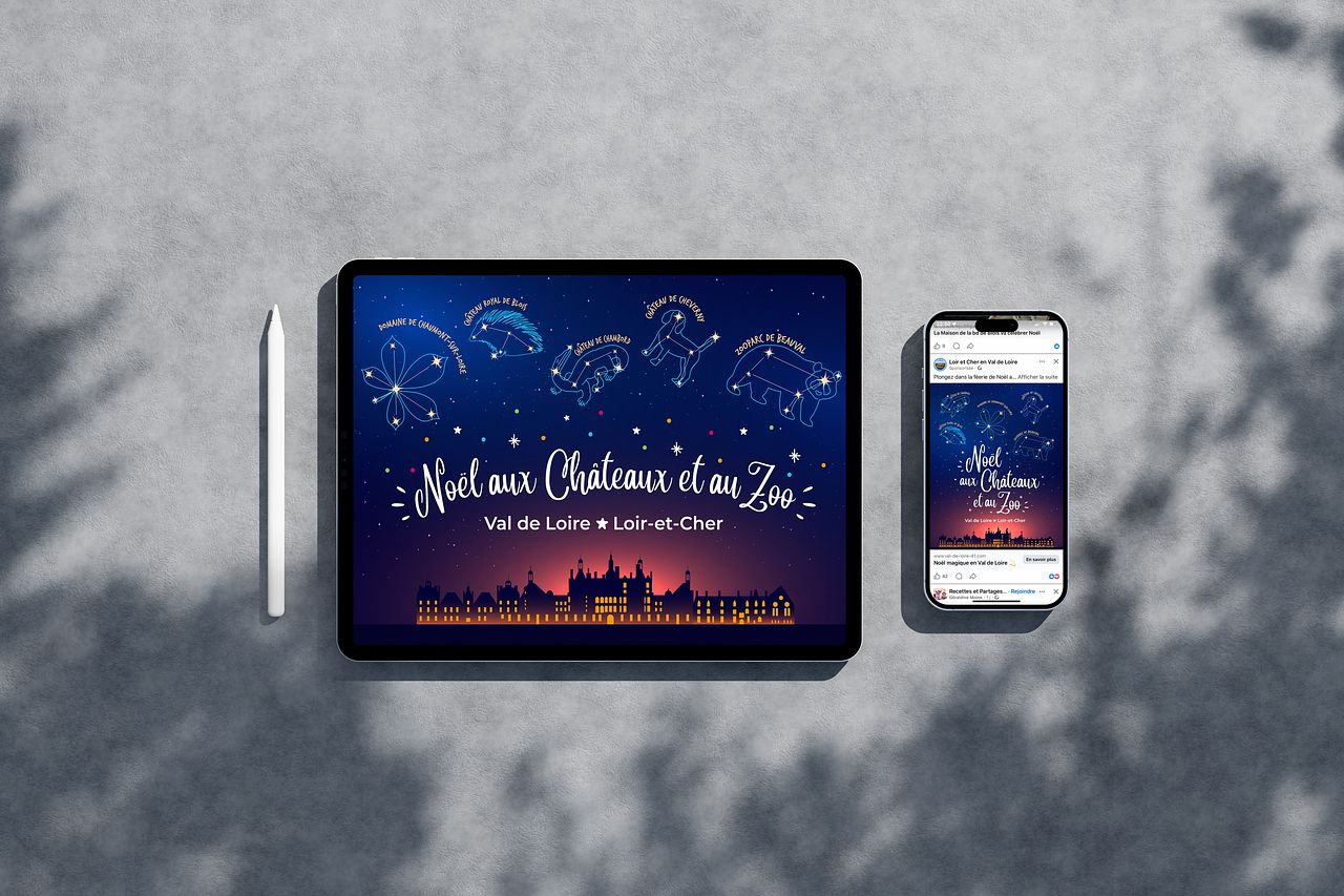 Noël aux Châteaux et au Zoo - Réseaux sociaux
