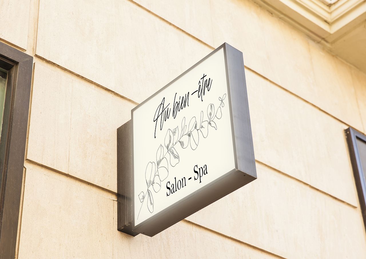 Enseigne Au bien-être Spa