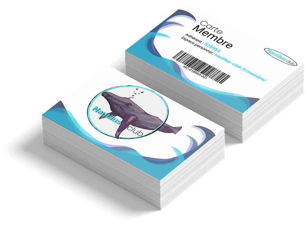 Carte adhérent Club de Plongée