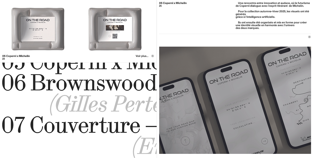 Coperni x Michelin