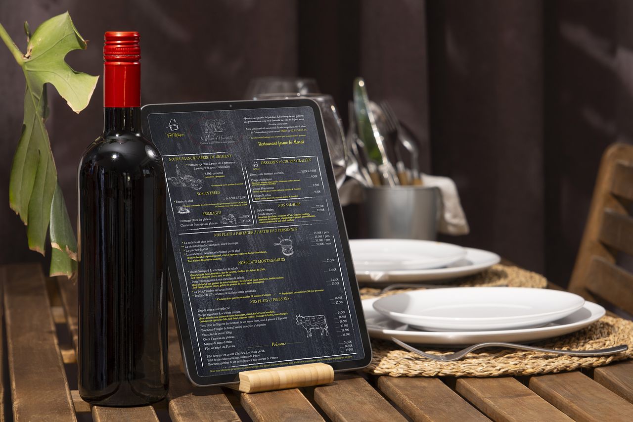 Menu La Table & La Maison d'Hoursentut