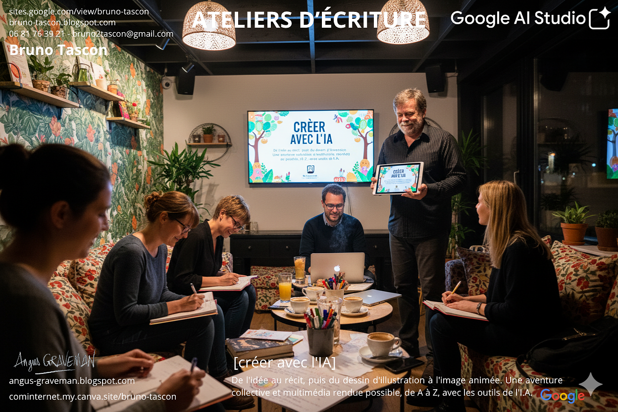 2026 : "créer avec l'IA" : (Bruno Tascon) animateu