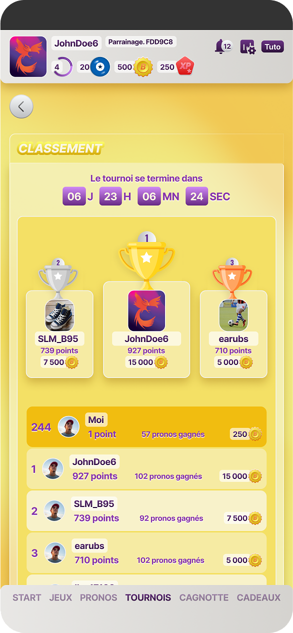 Classement App COSEKA