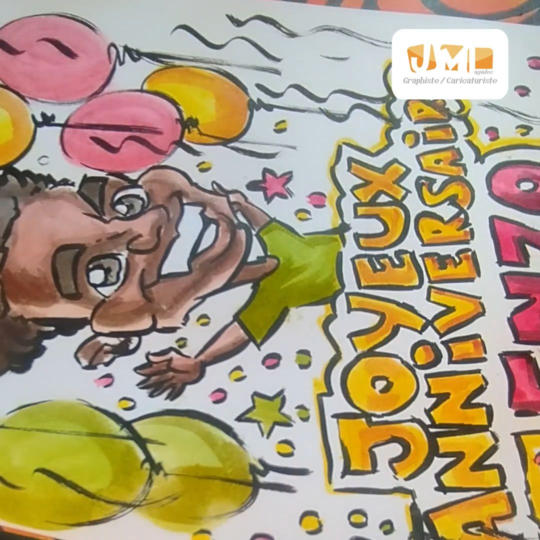Vidéo d'une carte d'anniversaire
