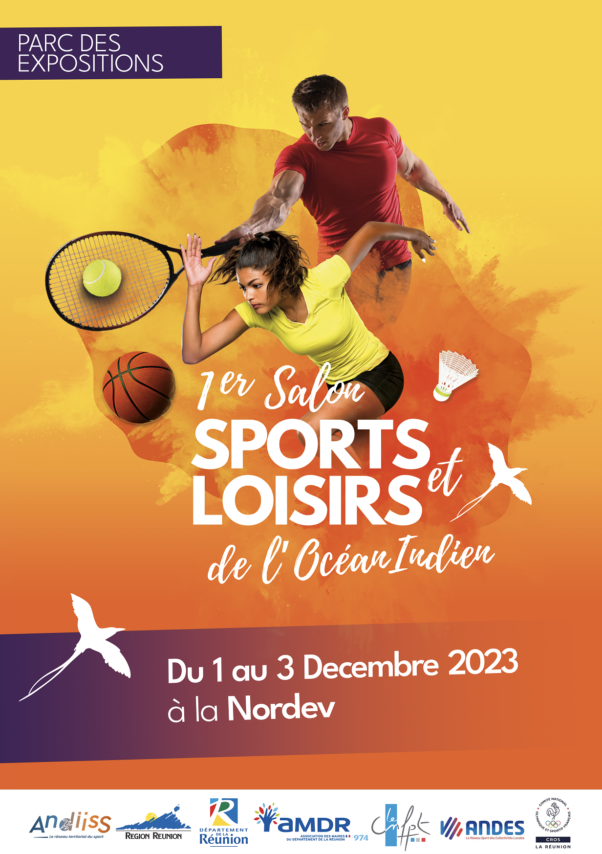 Affiche événement sportif