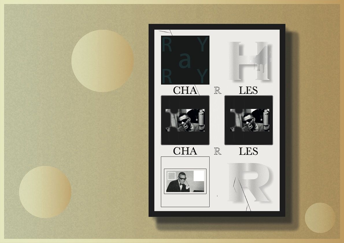 Affiche évènement JAZZ    "Ray Charles"