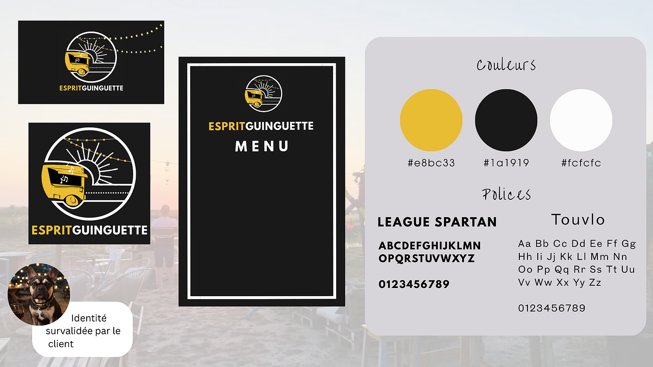 Logo et identité visuelle Guinguette