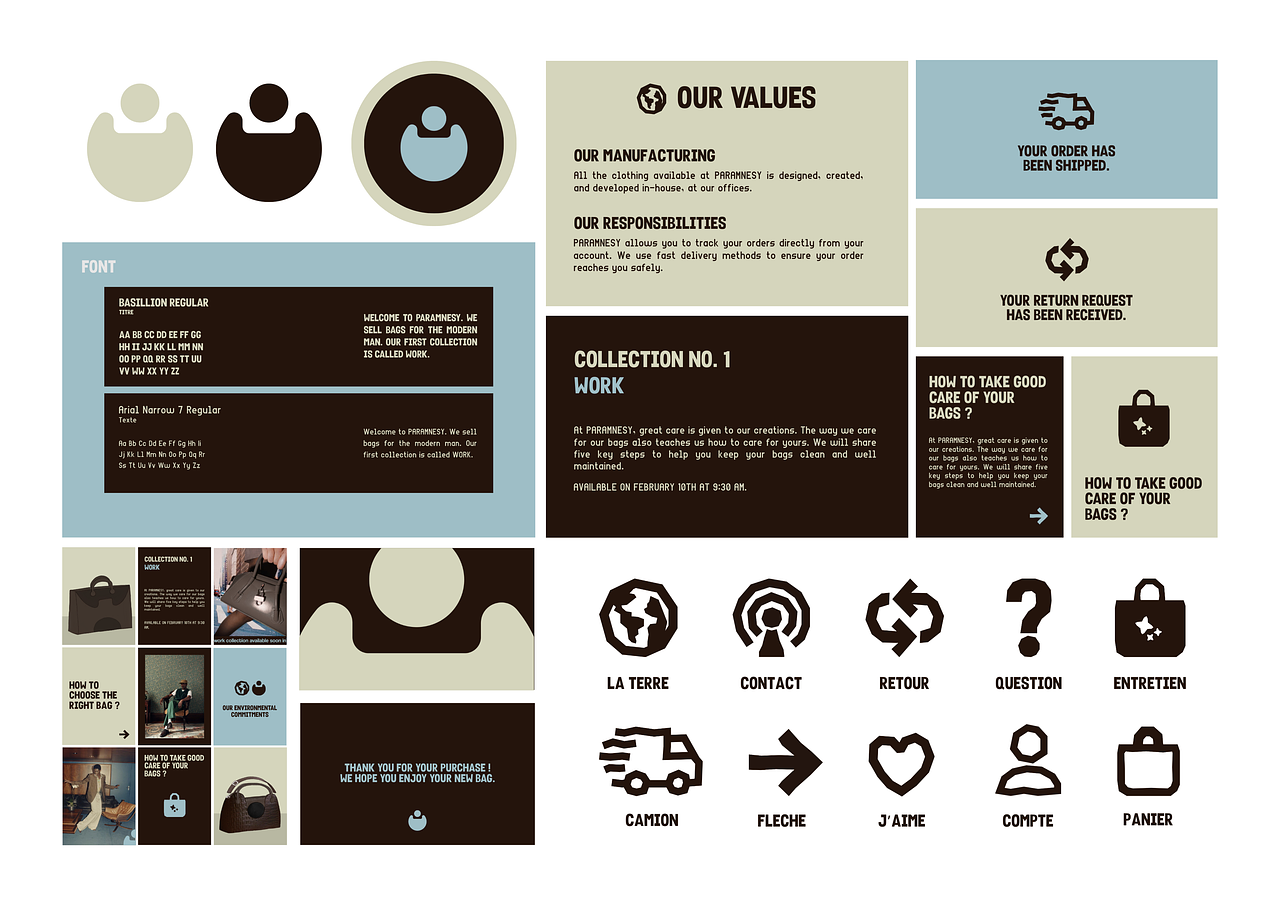 Charte Graphique marque de vêtements