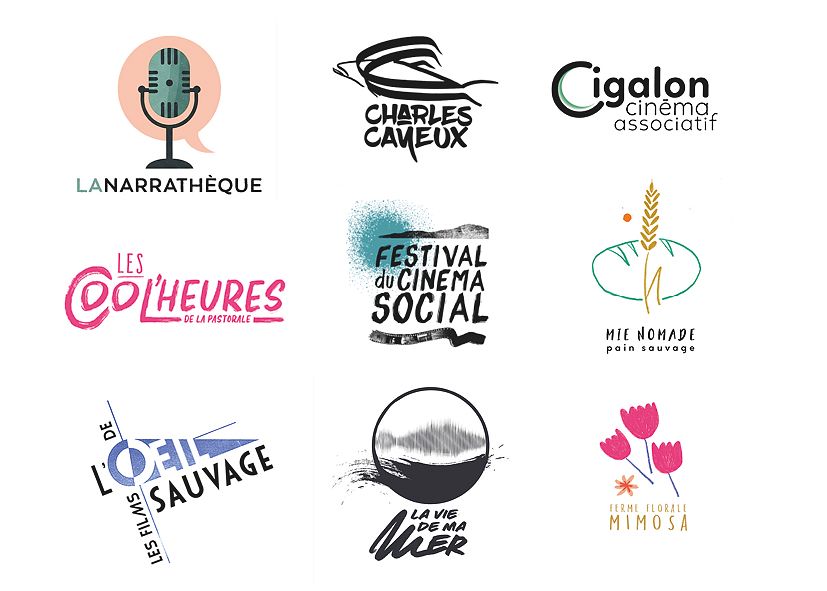 Série de logos