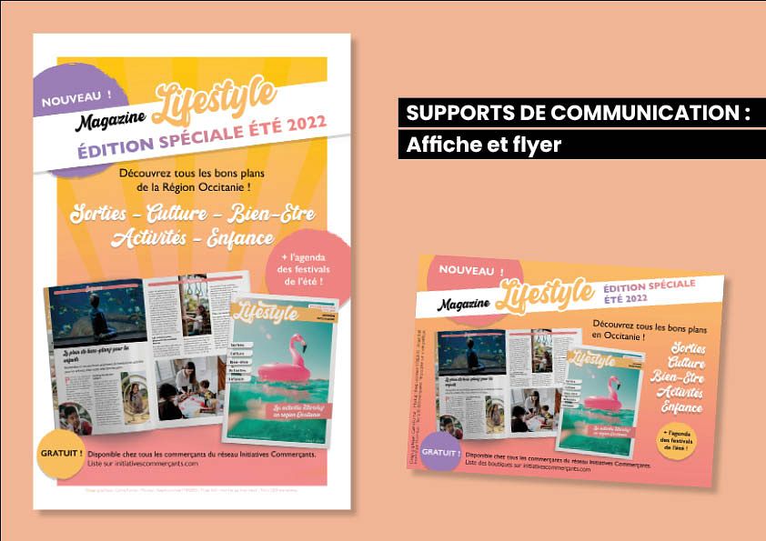 Affiche promotion magazine