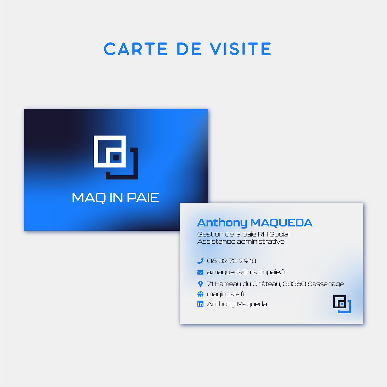Carte de visite Maq In Paie