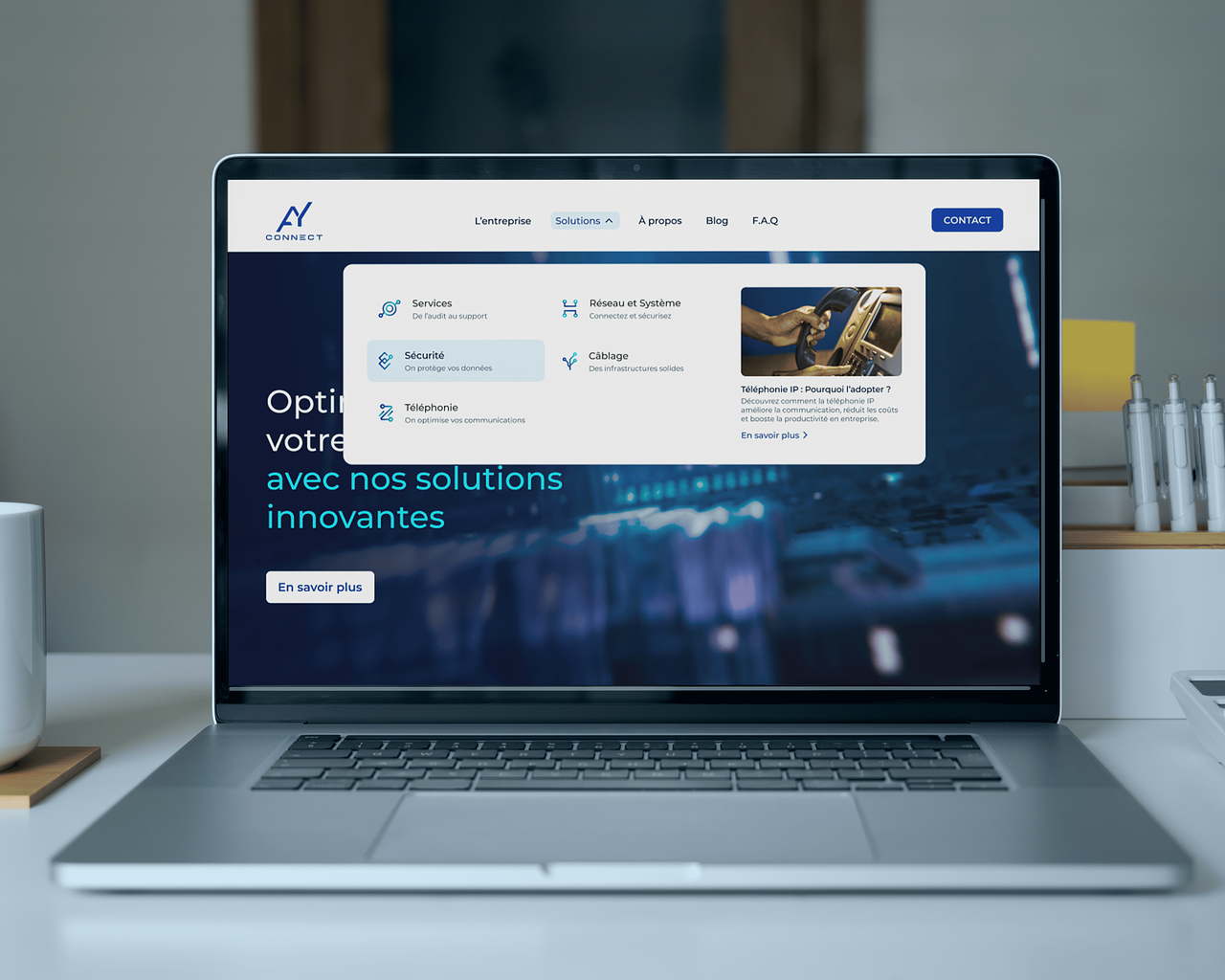Site Web AY Connect