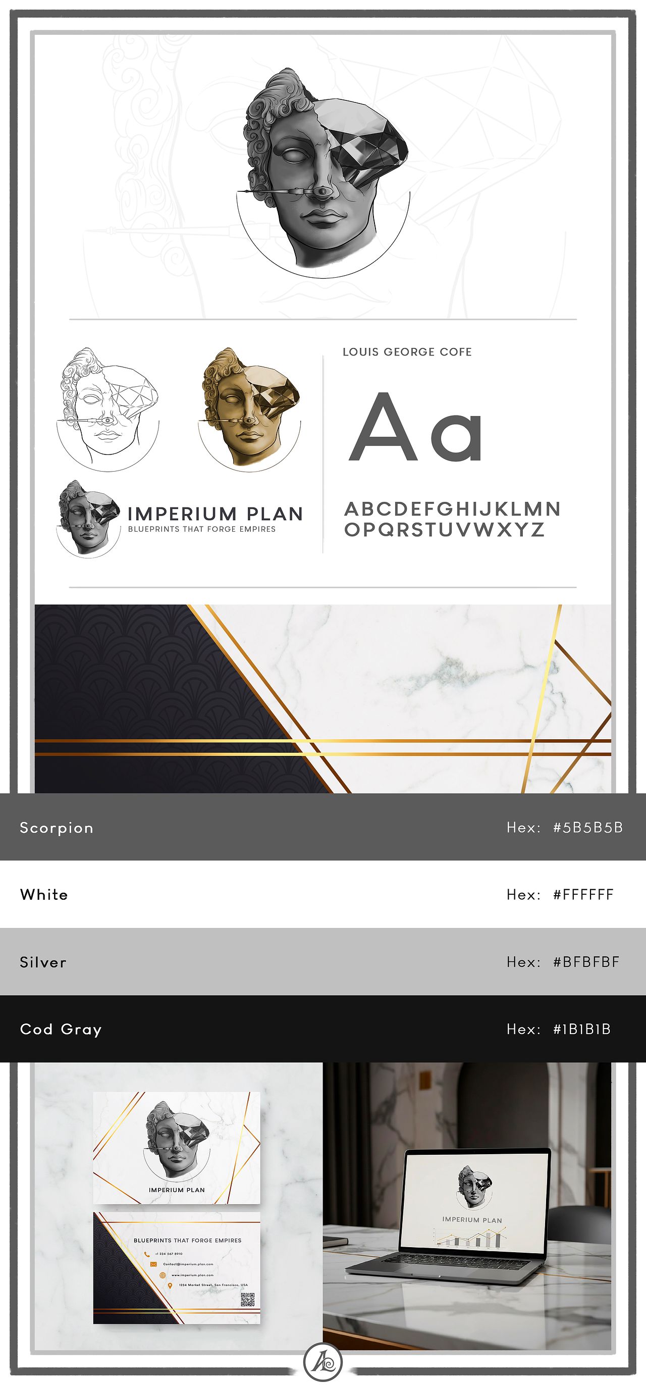 Brand Identity for  Imperium Plan