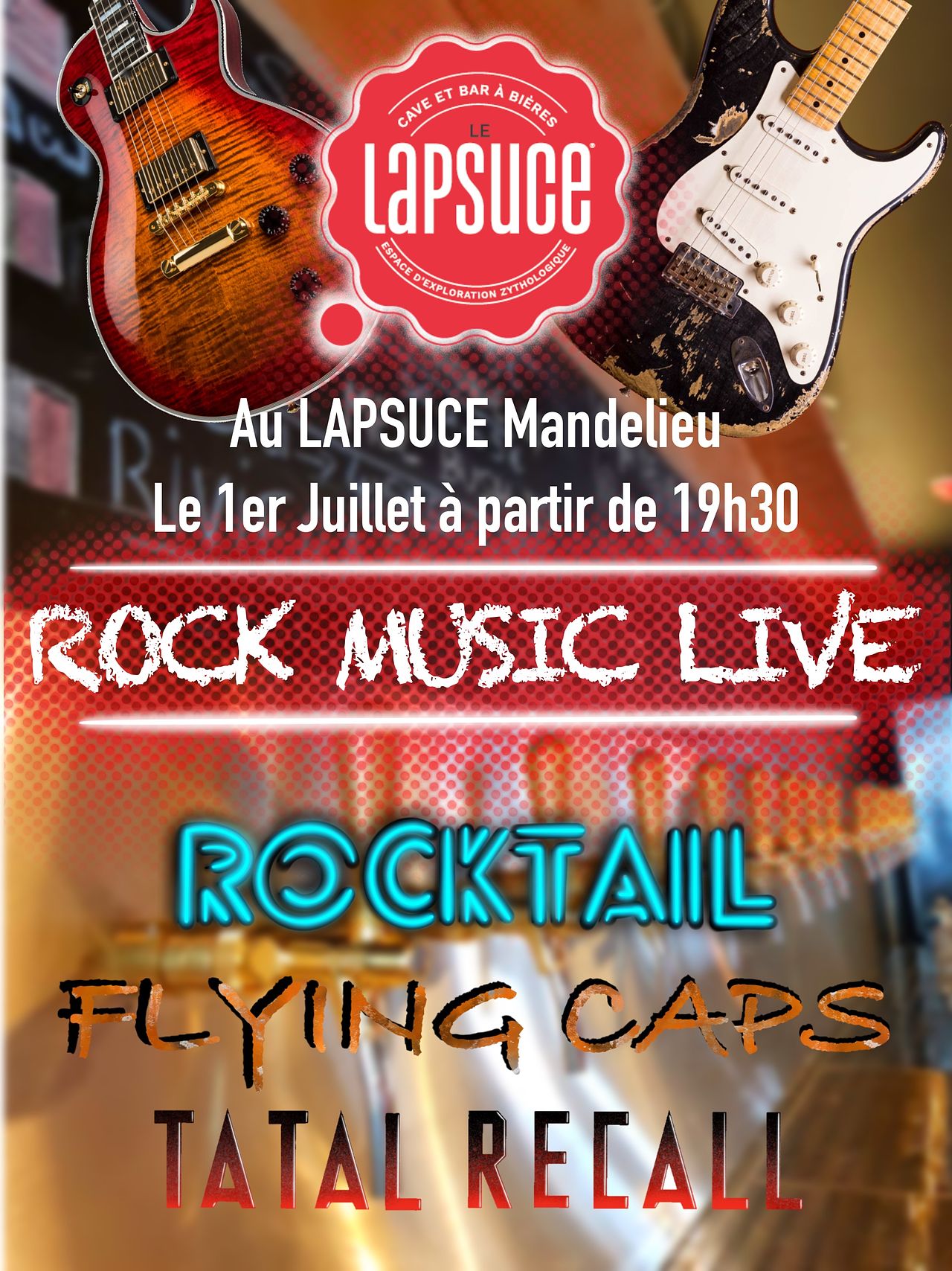 Affiche pour évènement concert